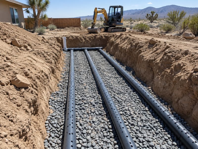 Leach Field Repair in Lancaster, California