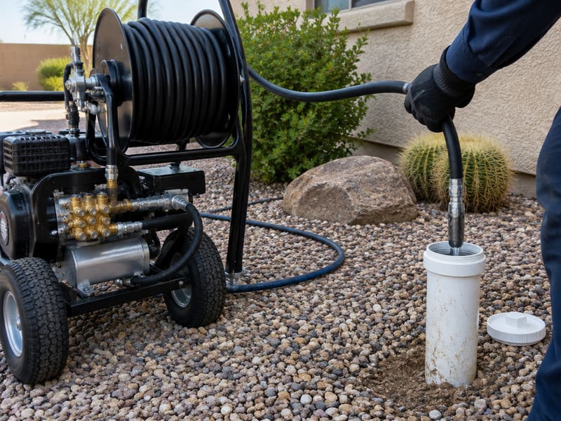 Septic Line Jetting & Camera Inspection in the Lancaster area